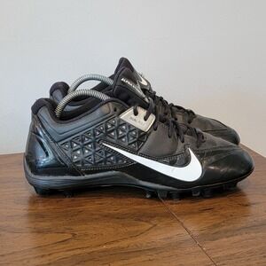 Nike Football Cleats Alpha Strike Dual‎ Action Mens Size 9 Molded Football Shoes